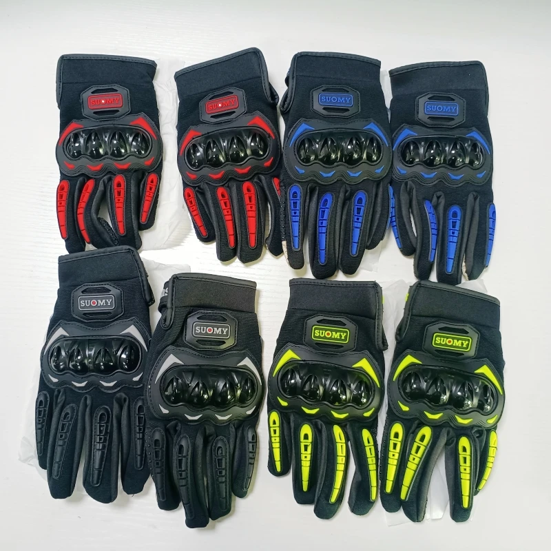 Cycling Glove Padded - SUOMY Half/Full-finger Motorcycle Gloves Summer Mesh