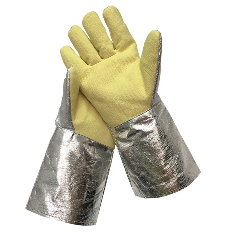 Yellow Aramid Aluminum Coating - Heat Resistant Glove 评论和价格