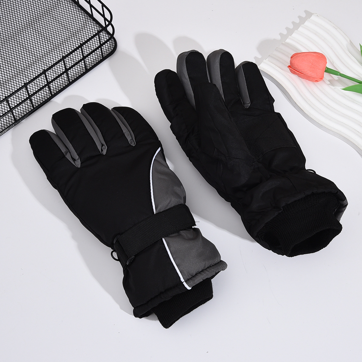 Fashion Windproof Ski Gloves N - Ski Glove Waterproof 评论和价格