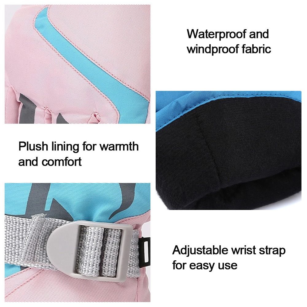 Cute Windproof Children Ski Gl - Ski Glove Waterproof 评论和价格